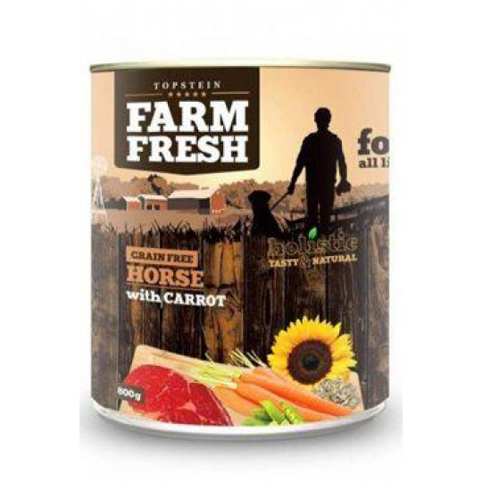 Farm Fresh Dog Kôň s mrkvou 800g