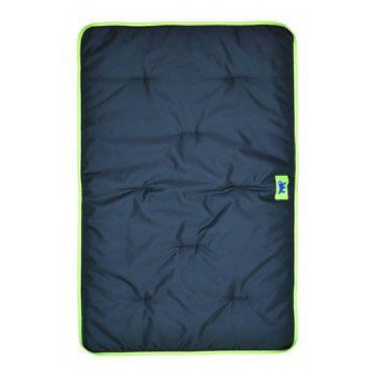 Vankúš JOLLY 100 čierny+zelený lem FP 1ks