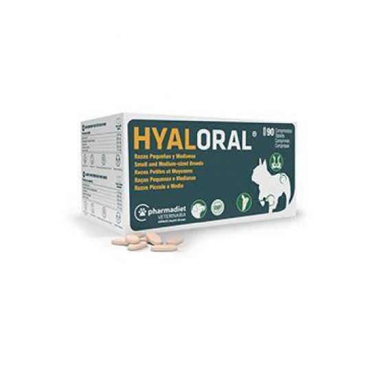 HYALORAL pre malé a stredné plemená psov 90tbl