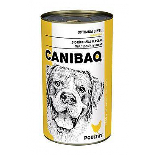 Canibaq dog konz. drůbeží 1250g Canibaq dog konz. drůbeží 1250g
