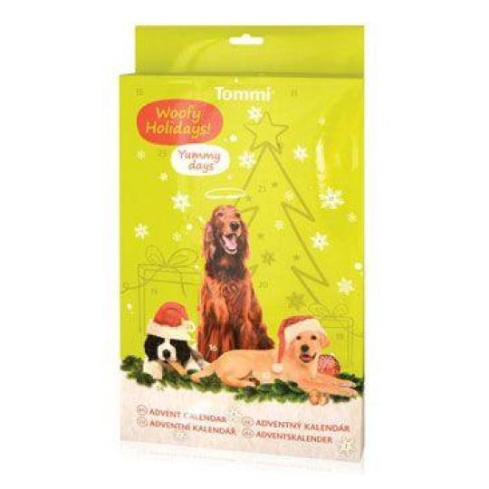 Adventný kalendár pre psov 168g (24x7g) Tommi