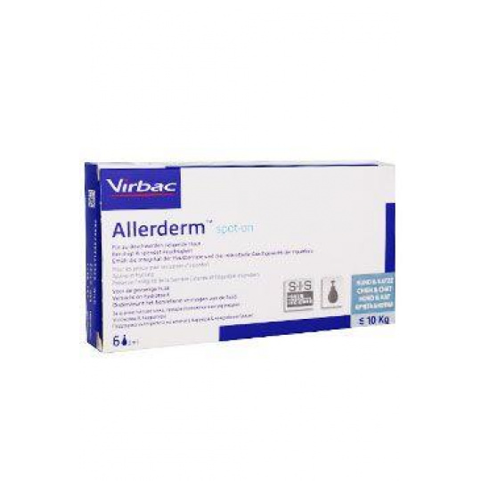 Allerderm Spot on 6x2ml pro psy a kočky do 10kg