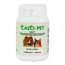 Calci Pet vanilka 50tbl Calci Pet vanilka 50tbl