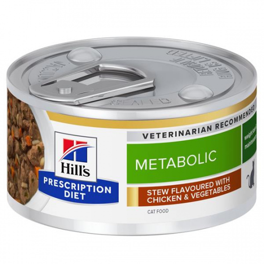 HILLS PD Fe Adult METABOLIC STEW Chicken&Veg Konzerva 82 g