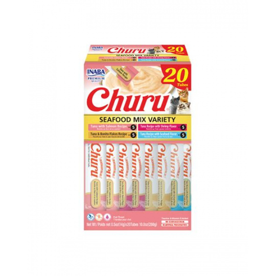 Churu Cat BOX Seafood Variety 20x14g
