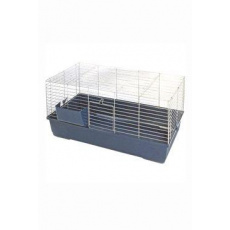 Klietka Bunny Bungallow chróm skladacia modrá 80cm