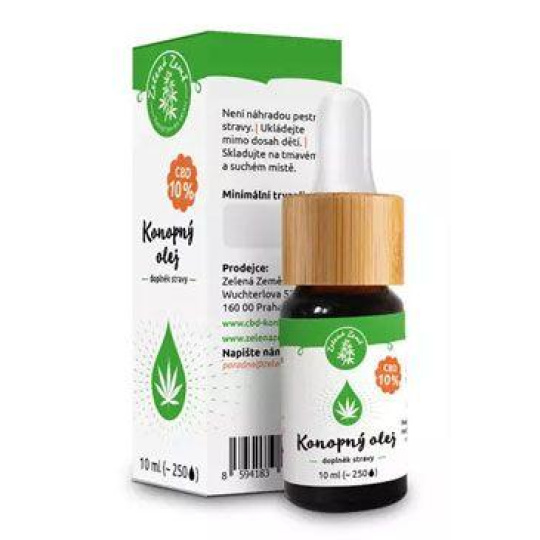 CBD konopný olej 10%, 10ml