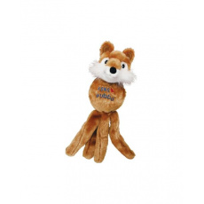 Hračka Kong Dog Wubba Friends (medveď - líška - zajac), pískacia, vinyl, S