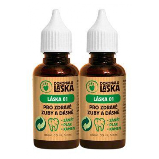 LÁSKA 01 Pre zdravé zuby a ďasná psov 100ml