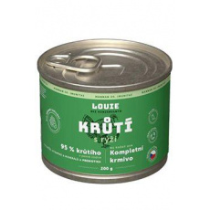 Louie Dog konz. Morka s ryžou a prebiotikami 200g Louie Dog konz. Morka s ryžou a prebiotikami 200g