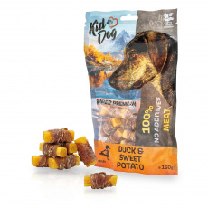 KIDDOG SUPER PREMIUM 100% kačacie mäso na batate bez aditív 150 g