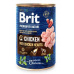 Brit Premium Dog by Nature  konz Chicken & Hearts 400g