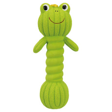 Dumpbell Frog, žába/činka, latex se zvukem, 18cm Dumpbell Frog, žába/činka, latex se zvukem, 18cm