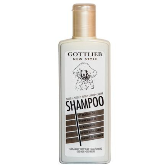 Gottlieb Pudel šampon 300ml-pro černé pudly s makadam.olejem