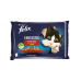 Nestlé FELIX Fantastic cat Multipack králik&jahňa želé kapsička 4x85 g