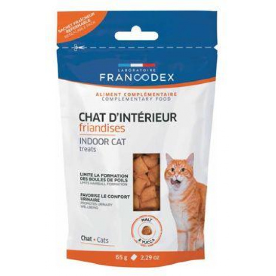 Francodex pochúťka Indoor mačka 65g