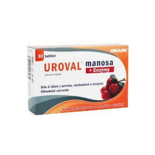Uroval manosa +enzýmy 30tbl Walmark