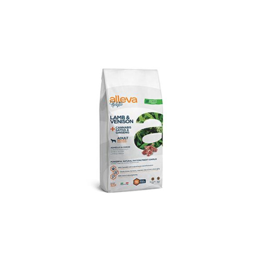 Alleva HOLISTIC dog adult medium & maxi jahňacie & jelenie mäso 2 kg