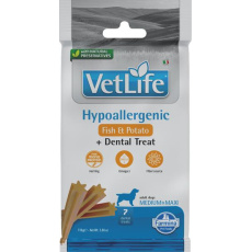 Pamlsok Farmina Vet Life Dog Hypo Fish Potato Adult medium & maxi 110g