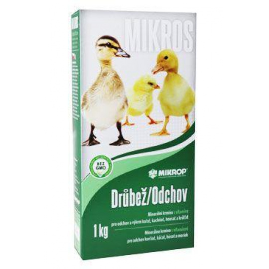 Mikrop Mikros Hydina s vitamínmi plv 1kg krabička