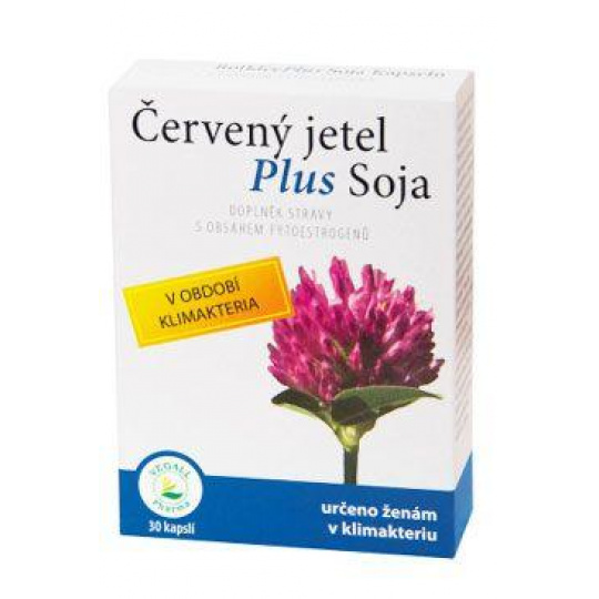 Červený ďatelina Plus Sója 30cps Červený ďatelina Plus Sója 30cps