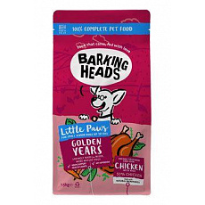 BARKING HEADS Little Paws Golden Years Chicken 1,5kg BARKING HEADS Little Paws Golden Years Chicken 1,5kg