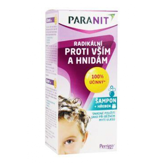 Paranit Šampón+hrebeň na vši radikálny 100ml