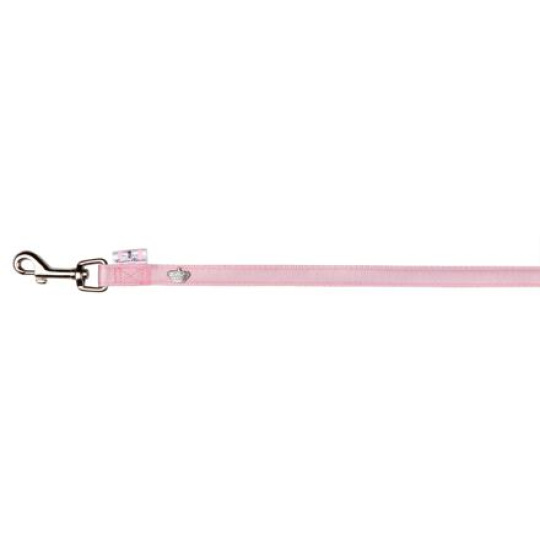 Vodítko Softline DOG PRINCESS S 1,00 m/15 mm růžové