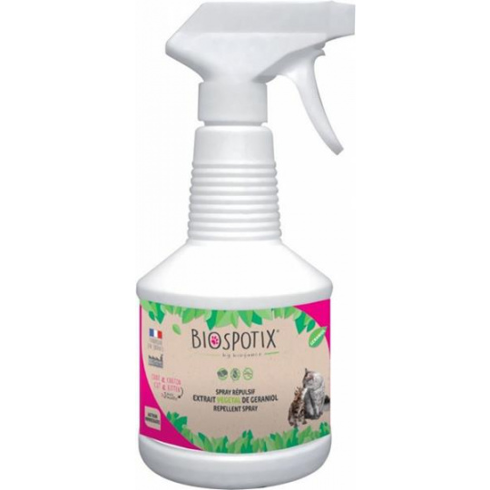 Sprej BIOGANCE Biospotix Cat s repelentným účinkom 500 ml (od 3 mesiacov)