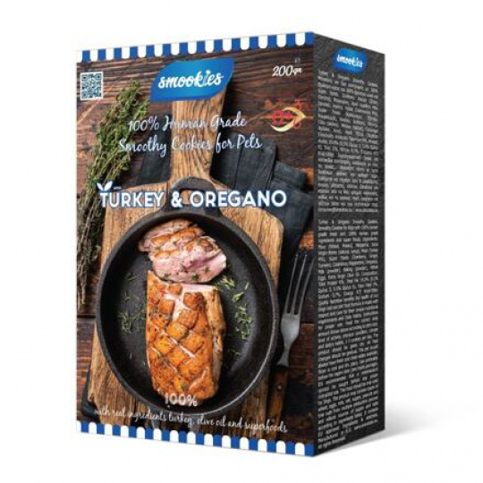 SMOOKIES Premium TURKEY - morčacie sušienky 100% human grade, 200g SMOOKIES Premium TURKEY - morčacie sušienky 100% human grade, 200g