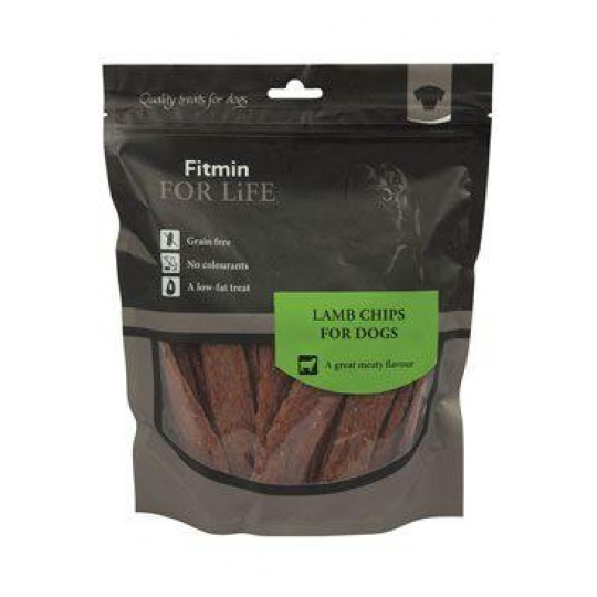 Fitmin FL dog poch. Treats Jahňacie plátky 400g