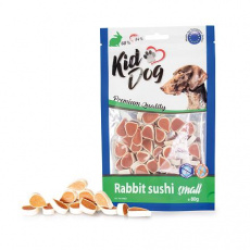 KIDDOG králičie malé sushi 80 g KIDDOG králičie malé sushi 80 g