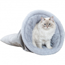 Vianočné zamatové vrecko LIVIA Soft, o 40 × 60 cm, sivá