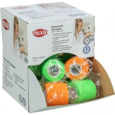 Samodržiace obväzové bandáže s horkou prísadou 5 cm/4,5 m (14x zelen.,13x oranž.) [27 ks]