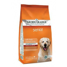 Arden Grange Dog Senior s čerstvým kuracím mäsom a ryžou 12kg
