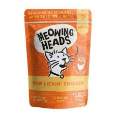 MEOWING HEADS Paw Lickin’ Chicken kapsička 100g MEOWING HEADS Paw Lickin’ Chicken kapsička 100g