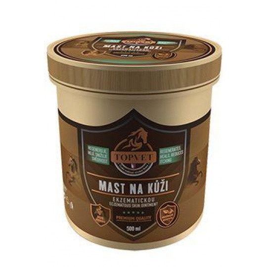 Masť na ekzematickú kožu pre kone TOPVET 500ml
