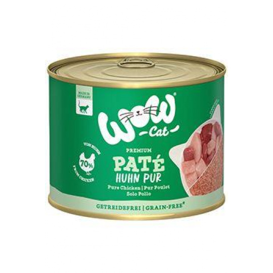 WOW Cat konz. Adult Paté PUR kuracie 200g
