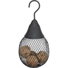 Zásobník ŽÁROVKA na lojové koule/ oříšky, 1.400 ml/ø 14 × 29 cm, černá Zásobník ŽÁROVKA na lojové koule/ oříšky, 1.400 ml/ø 14 × 29 cm, černá