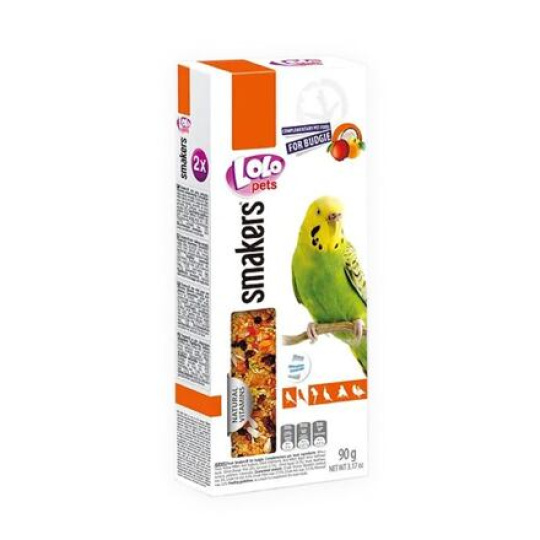 LOLO SMAKERS 2 klasy ovocné pro andulky 90 g