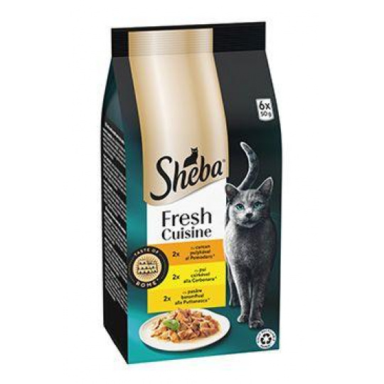 Sheba kapsa Fresh Cuisine - Taste of Rome 6x50g Sheba kapsa Fresh Cuisine - Taste of Rome 6x50g