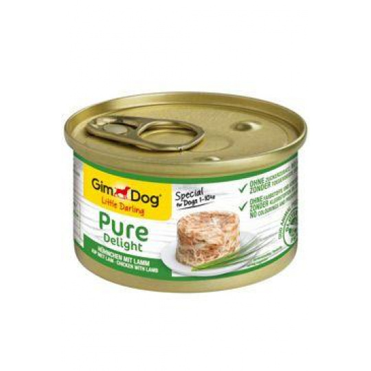 GimDog Pure Delight konz. kurča s jahňacím 150g GimDog Pure Delight konz. kurča s jahňacím 150g