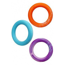 Hračka pes Kruh plávací Vanilka. guma 16cm SP