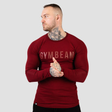 Tričko s dlhým rukávom FIT Burgundy - GymBeam Tričko s dlhým rukávom FIT Burgundy - GymBeam