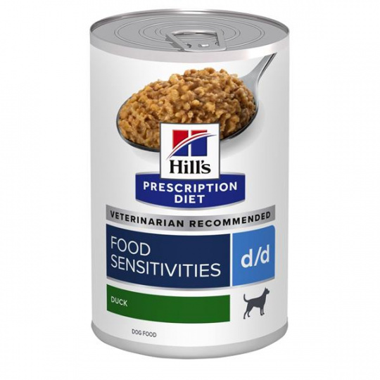 HILLS PD Ca Adult d/d Alergen Free Skin & Food Sensitive Duck Konzerva 370 g