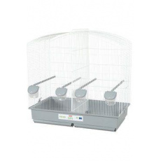 Klietka pre vtáky PRIMO Cati Family biela/sivá Zolux