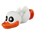 Latexová kačička biela, lietajúca, plnená 13 cm