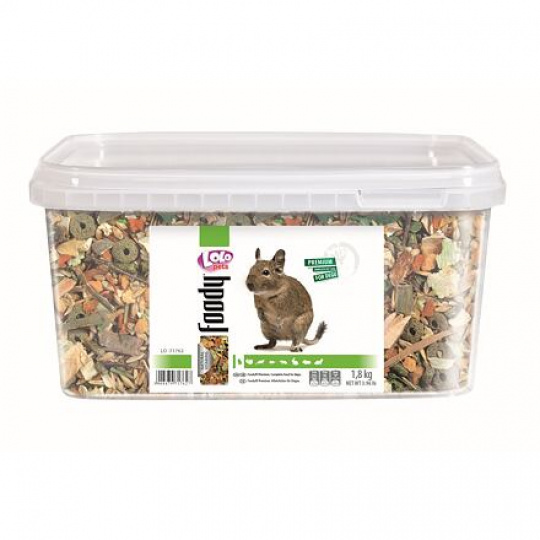 LOLO Foody kompletné krmivo pre osmáky 1,8 kg vedro