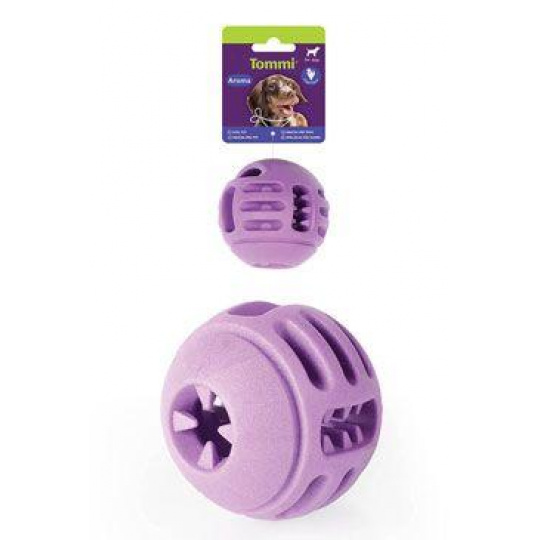 Hračka pes Aroma Loptička na maškrty 8cm