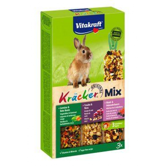 Vitakraft Rodent Rabbit poch. Kräck Trio mix 3ks